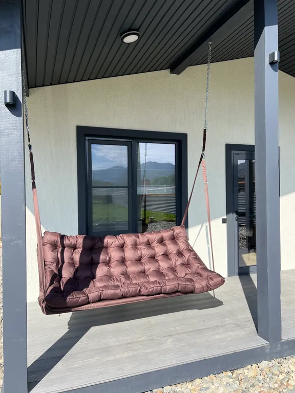 Уютный дом с банным чаном и видом на горы