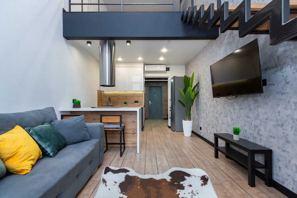 Двухуровневая студия в ЖК "Резидент"