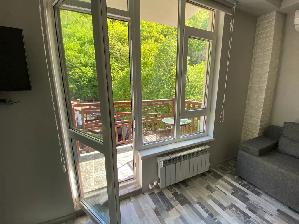 Квартира с балконом и видом