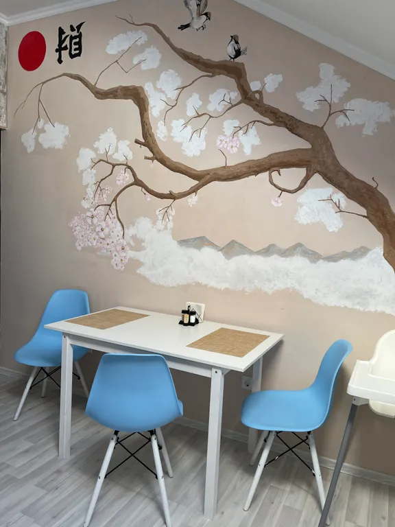 Уютная квартира с мансардными окнами