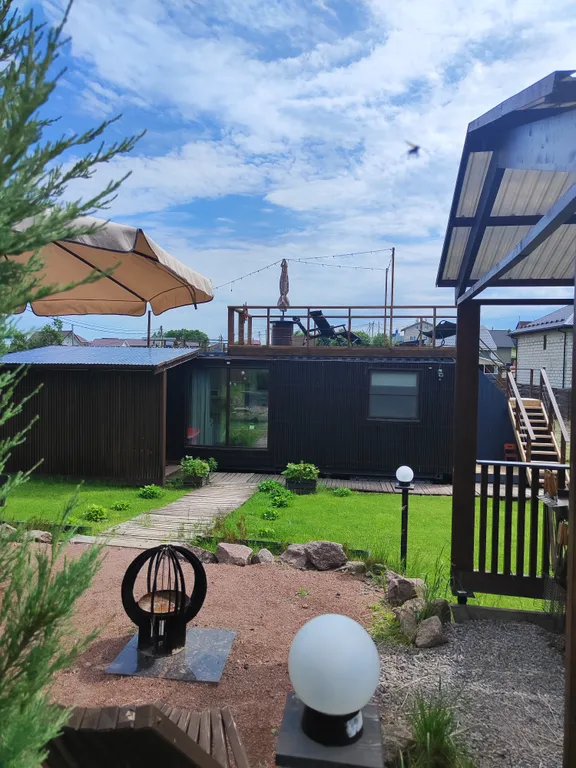 Дом 34m2 — чан, кухня, Wi-Fi
