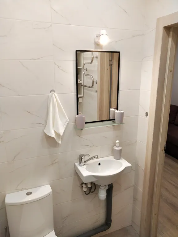 Квартира Квартира Уютная студия на Дубровской — Санкт-Петербург