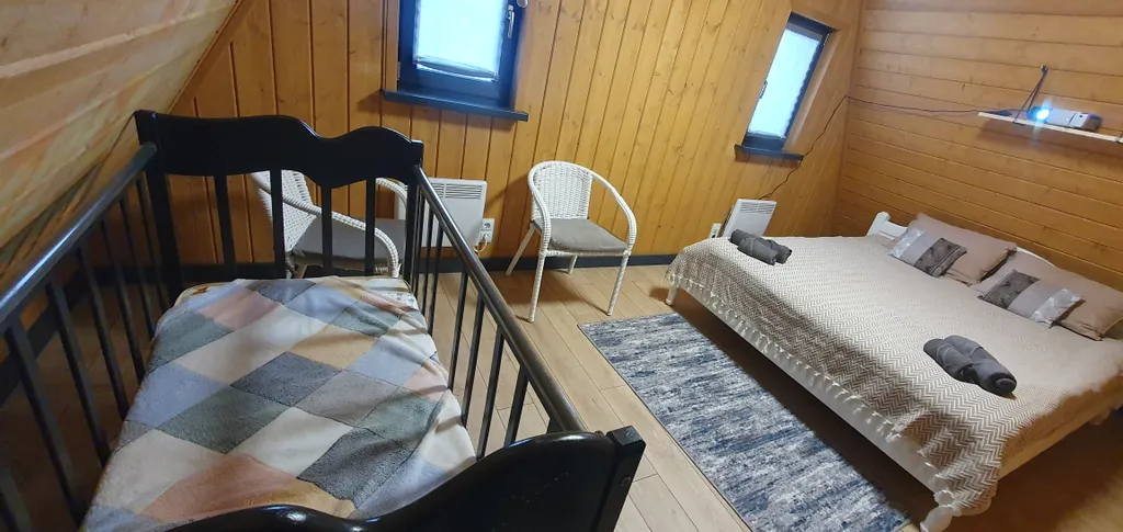 Уютный домик в стиле А-фрейм