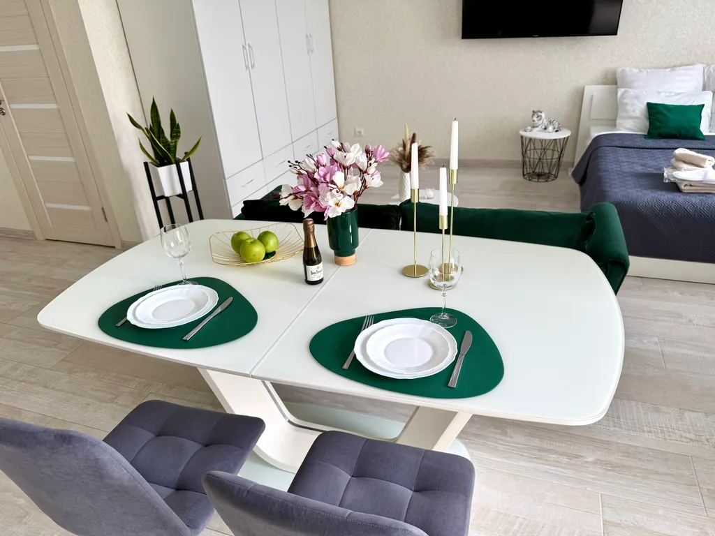 Квартира с видом на озеро