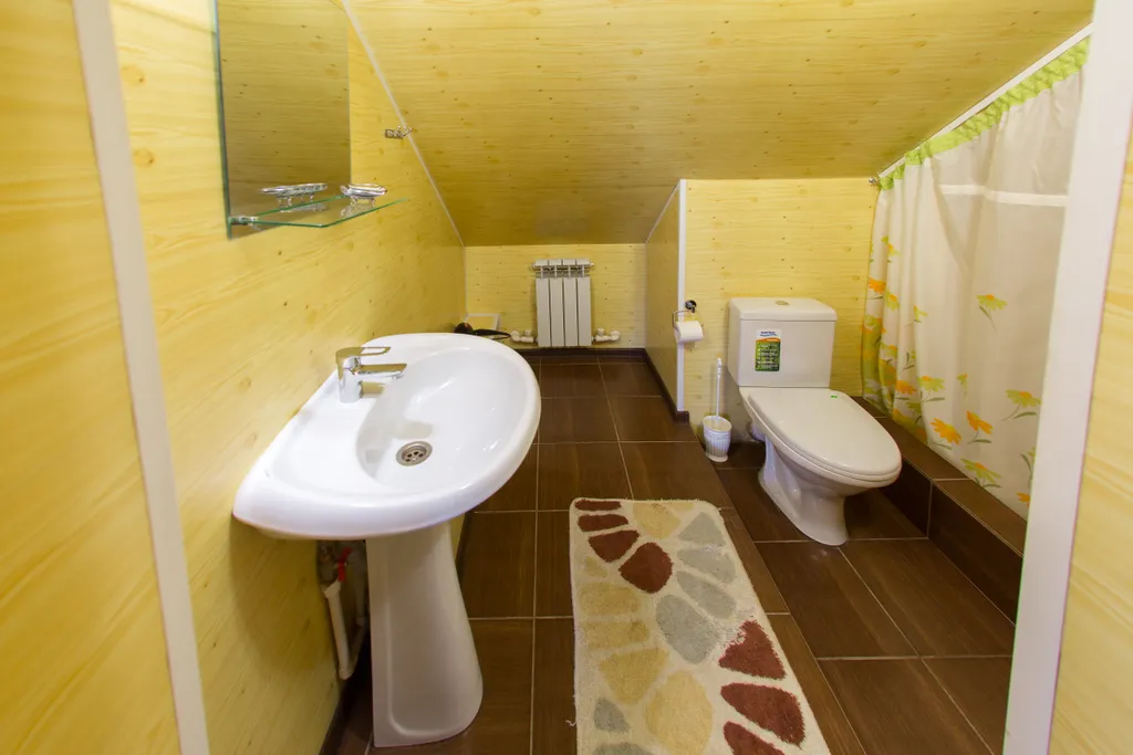 Семейный номер с двуспальной кроватью и раскладным диваном