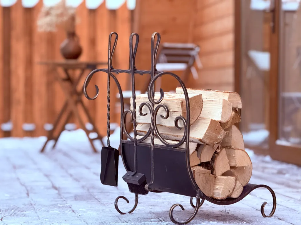 А-фрейм шалаш у леса