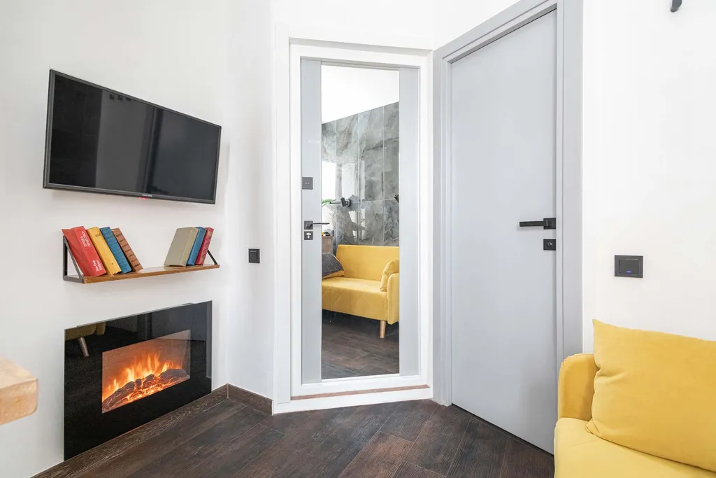 Квартира Умная квартира в стиле лофт с камином Nord — Москва