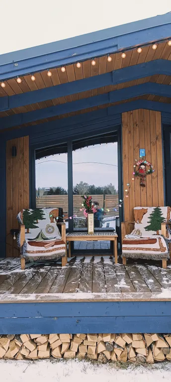 БарнОтдых с купелью, рядом лес и река