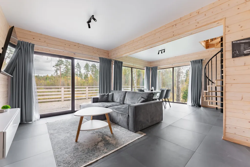 Коттедж с прямым видом на озеро