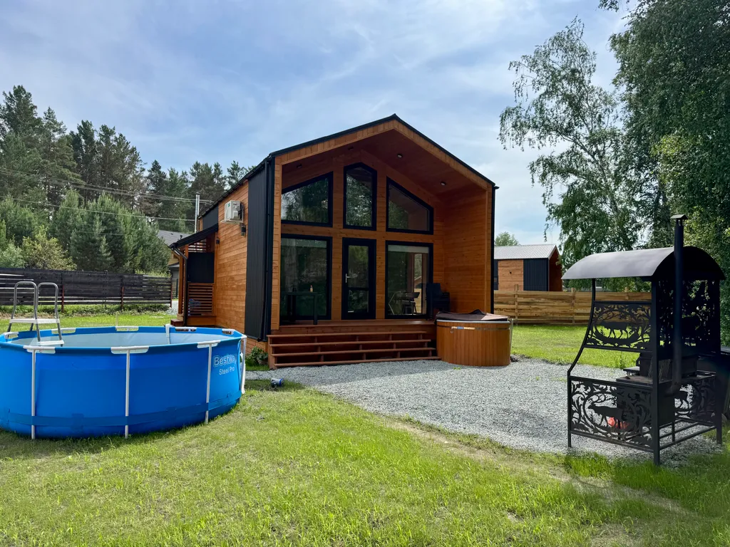 Современный дом с чаном Фурако в новом премиальном поселке