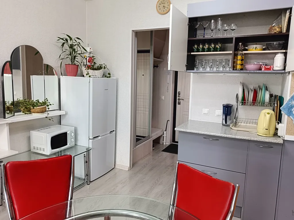 Студия с видом на закат