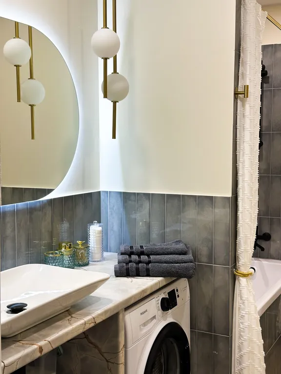 Студия класса премиум для четверых гостей с шикарным ремонтом