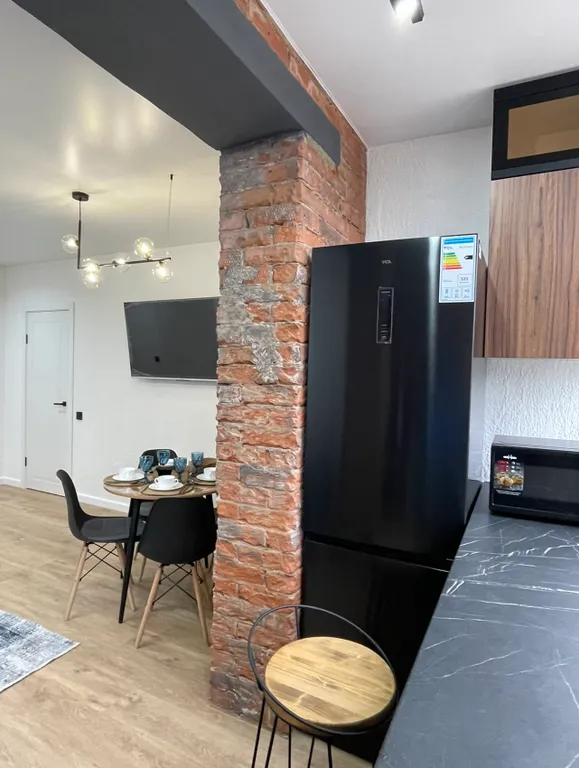 Апартамент с дизайнерским ремонтом, с видом на горы