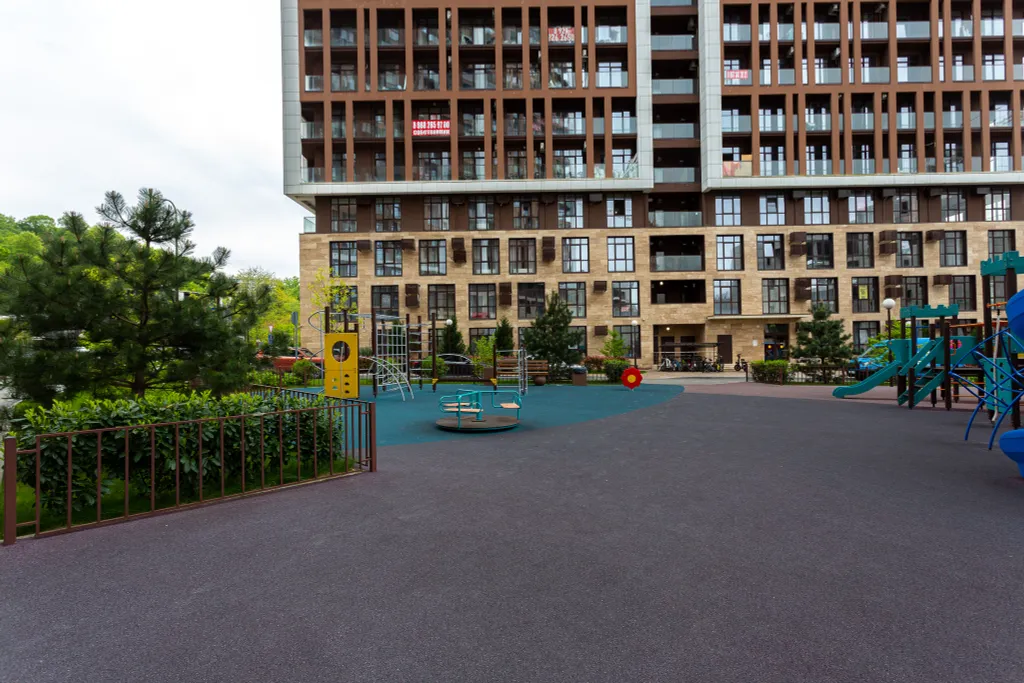 Студия с балконом и видом на лесопарк