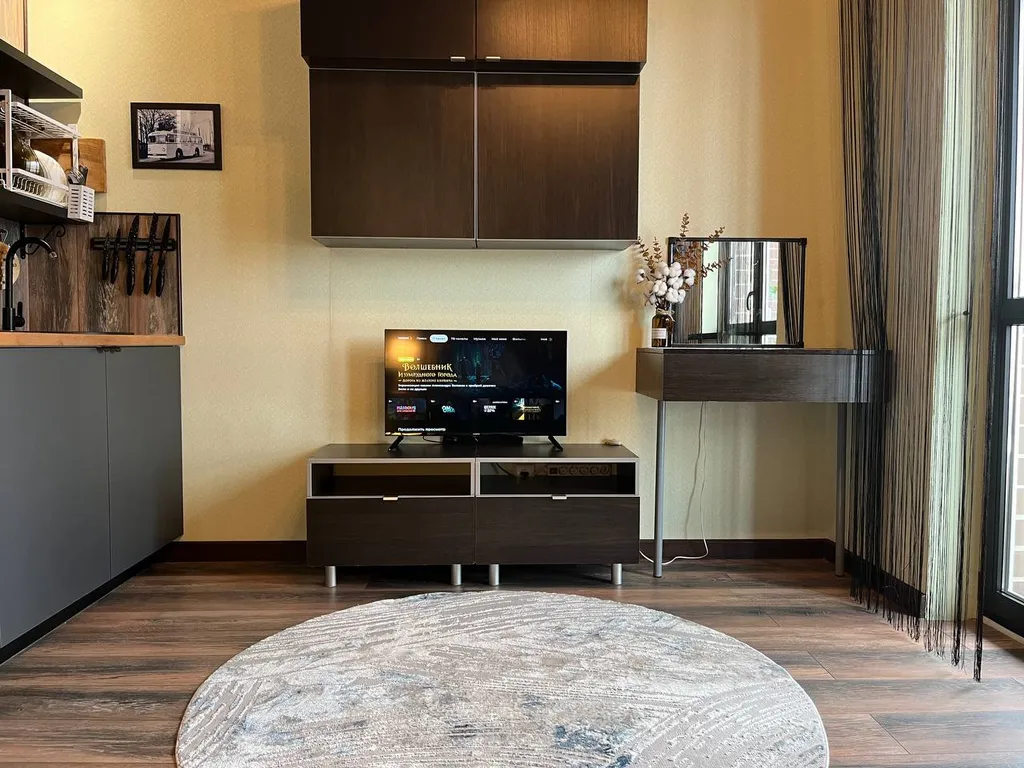 Студия с видом на бухту и горы