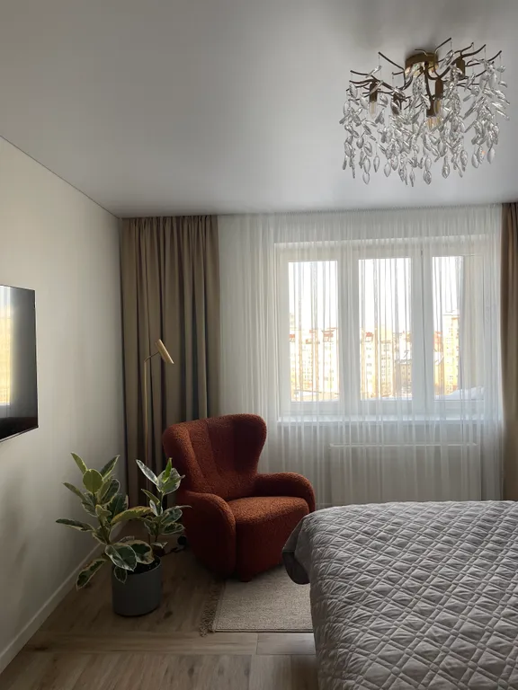 Квартира с видом на город и море