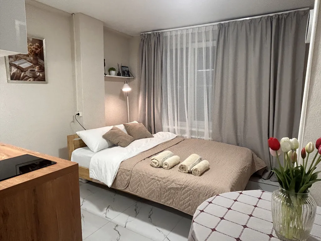 Квартира Уютная студия для двоих — всё для вашего комфорта! — аренда посуточно в Пятигорск