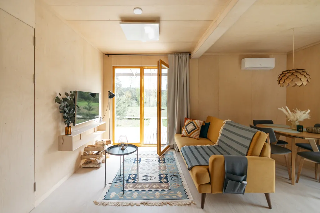 Уютный семейный дом в сосновом лесу