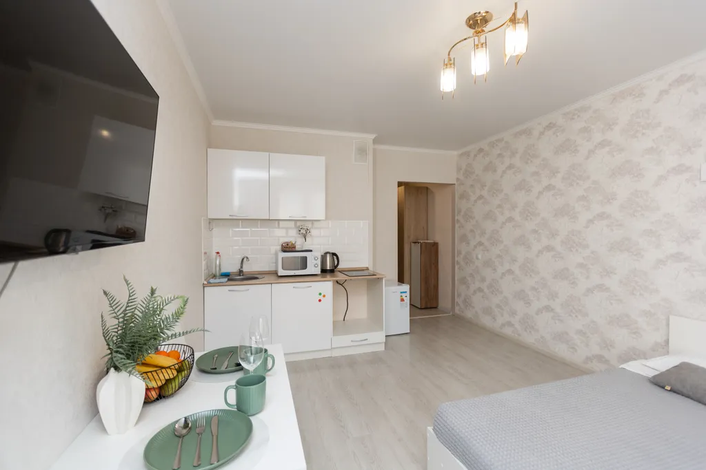 Уютная студия на хусаиновых