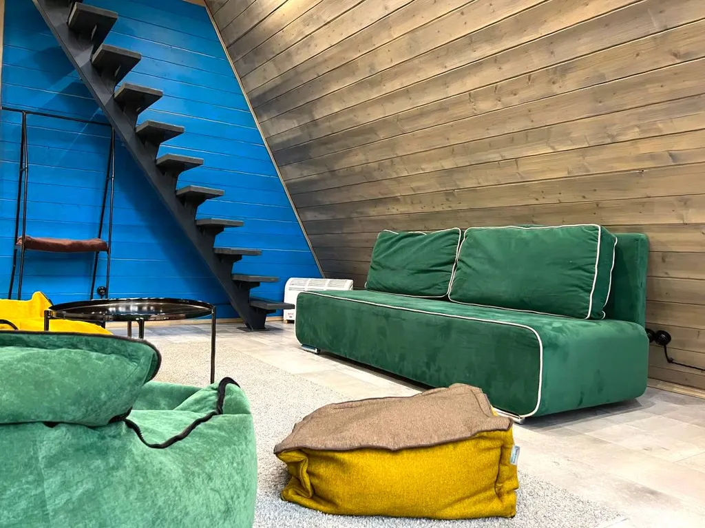 Домик 4 A-Frame с купелью 60 м2