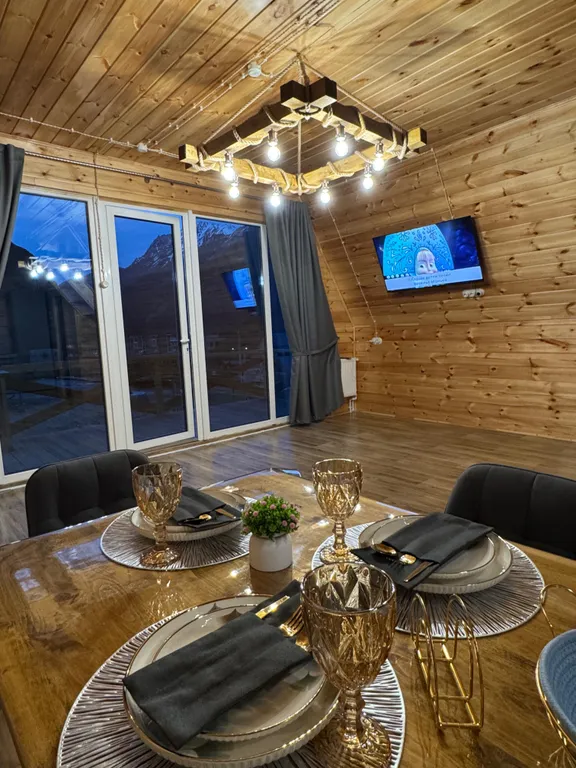 Новый уютный А-фрейм дом