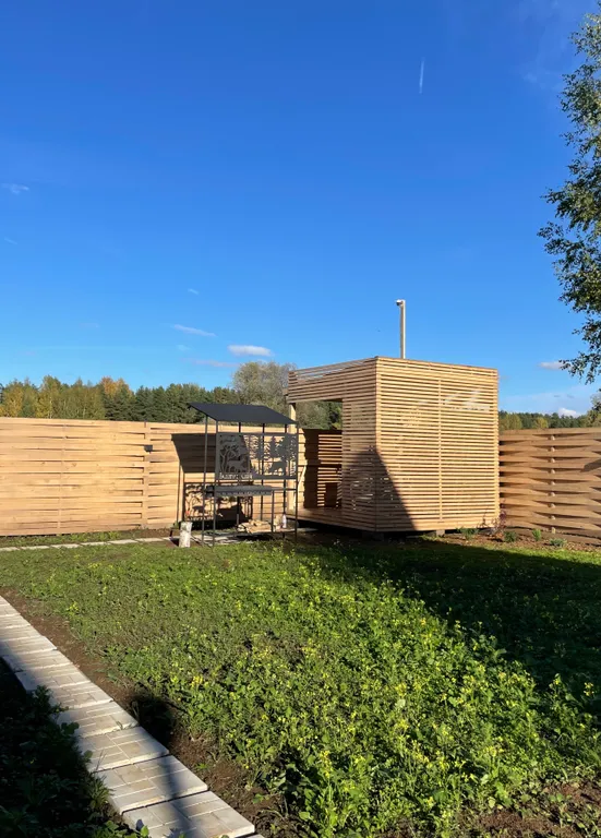 Коттедж Уютный треугольный дом с банным чаном на берегу Клязьмы — Павловский Посад