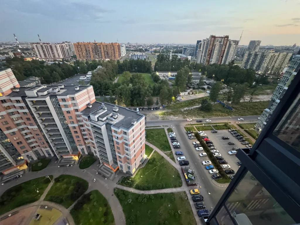 Квартира Уютная 1-комнатная квартира угловая, вид на город — Санкт-Петербург