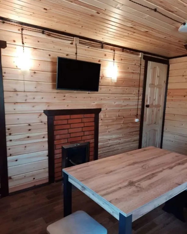 Дом-баня с видом на лес