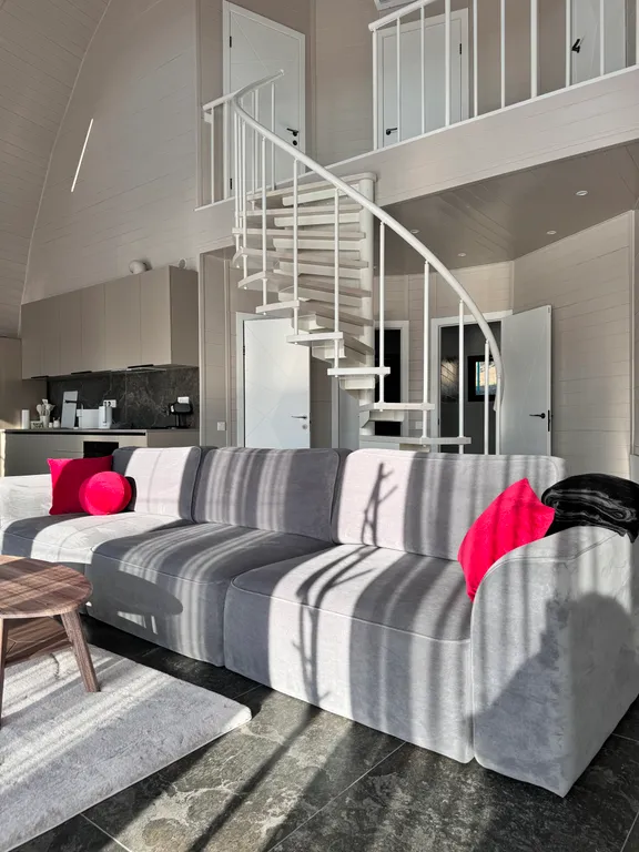 Коттедж Уникальный дом-сфера с русской печью — аренда посуточно в Заокский