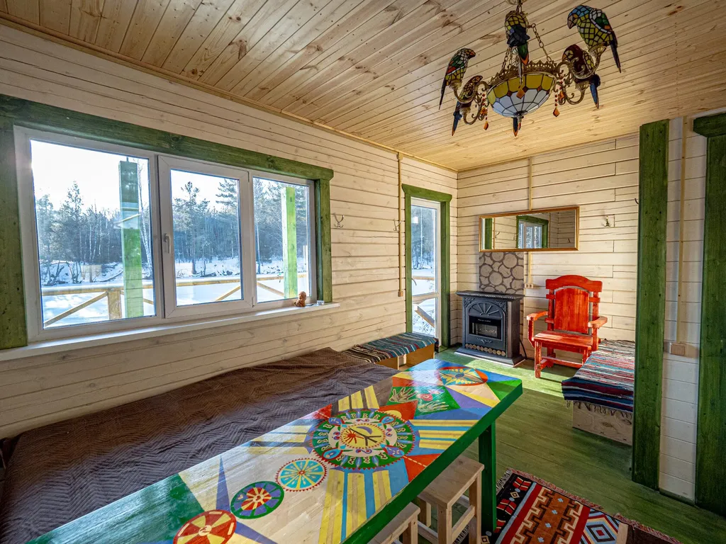 Дом - баня на дровах с купелью