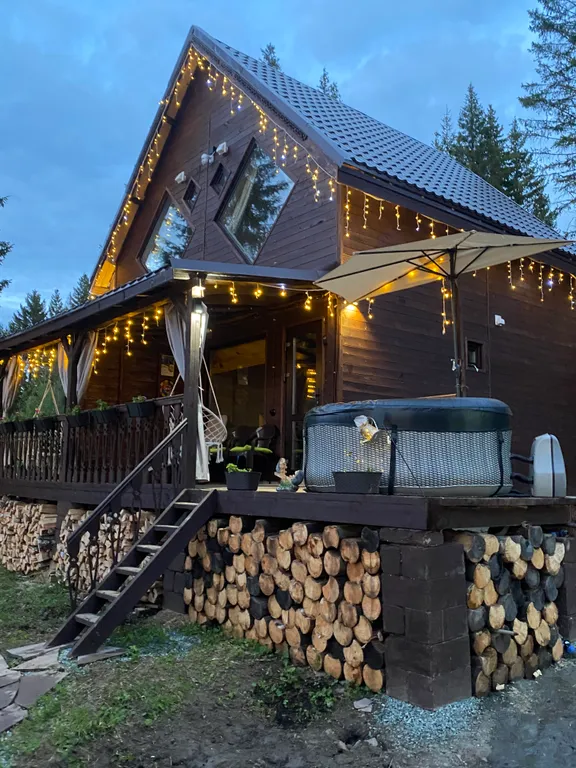 Шале Италия в Таун Хаусе Калинин Двор с ванной с панорамным окном