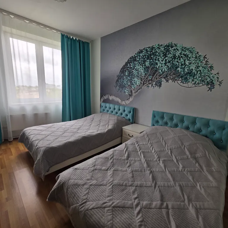 Просторная двухкомнатная квартира в центре города