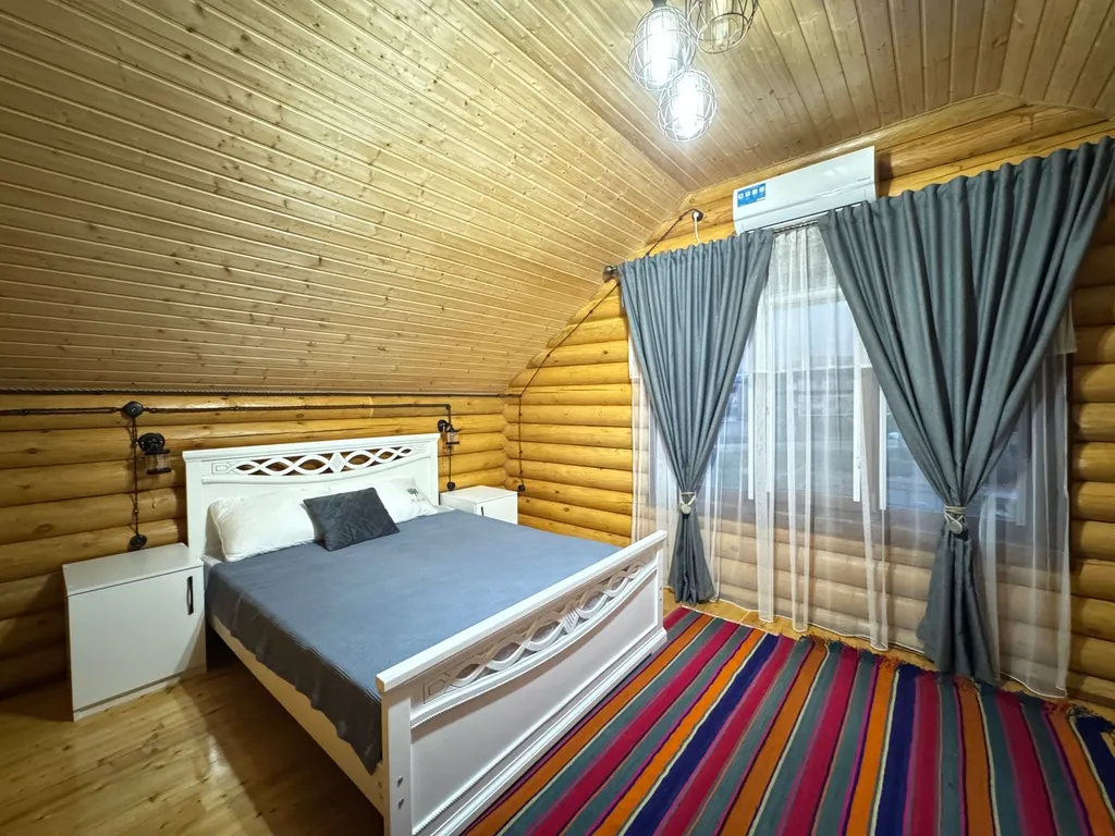 Домик у моря из бруса