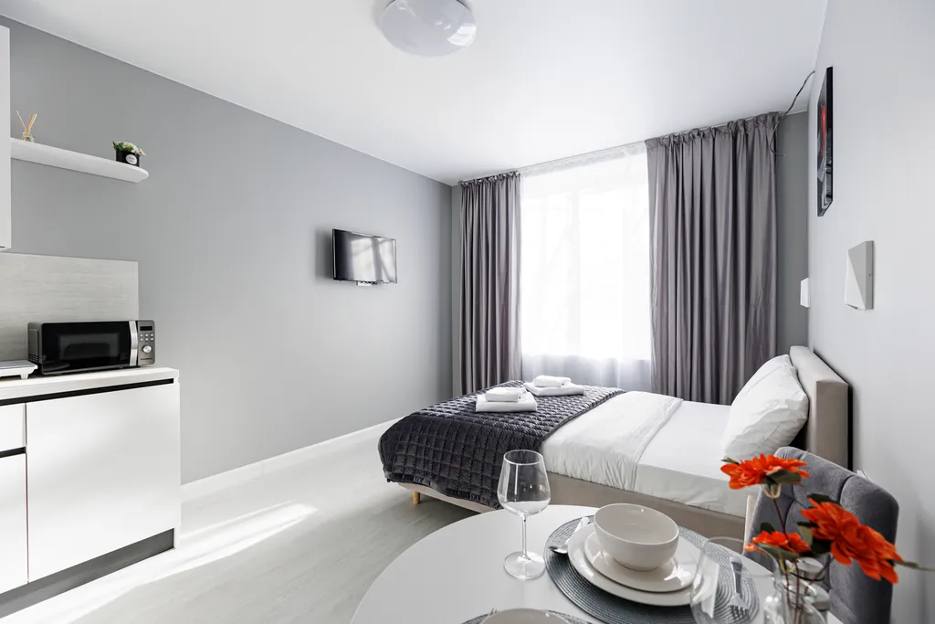 Квартира Квартира Дизайнерская студия на западе города — Москва