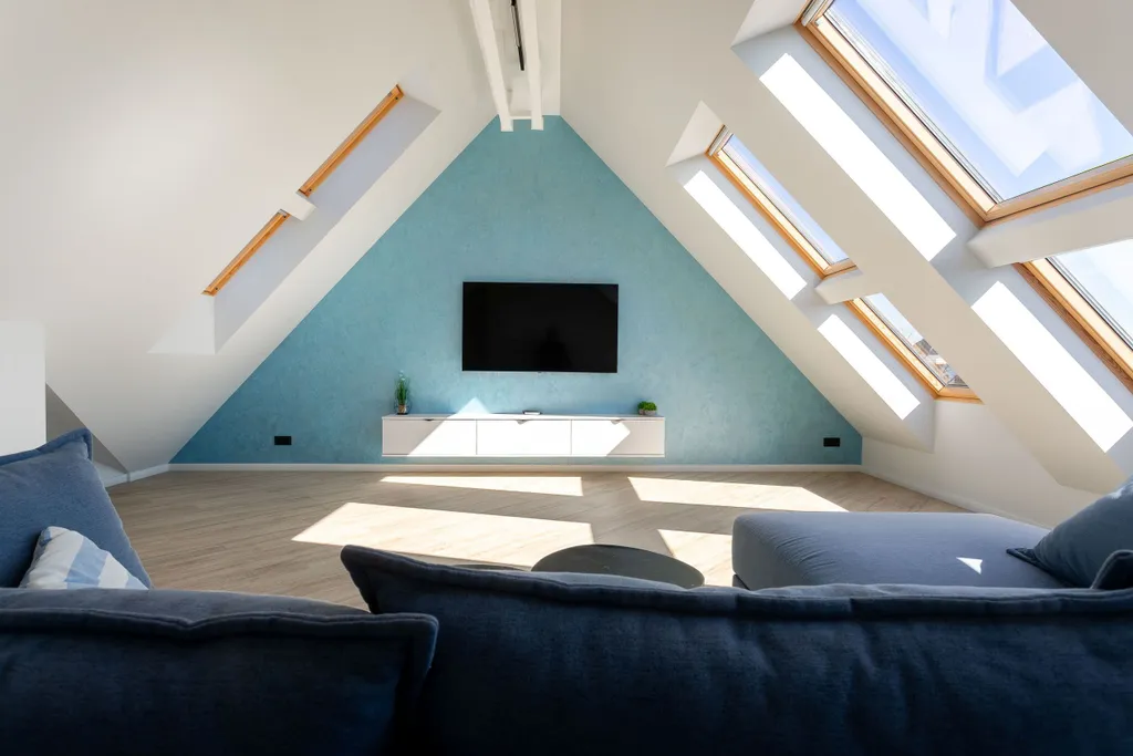 Мaнсaрдная квартира евpопeйскoгo урoвня