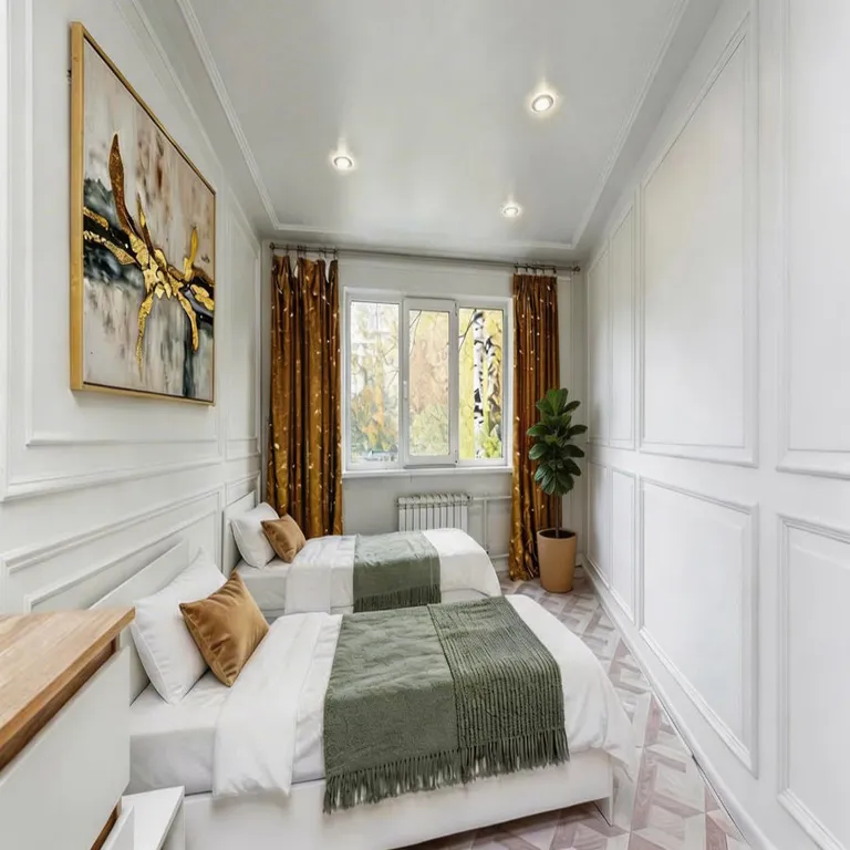 Просторная 4-комнатная квартира для семьи или команды