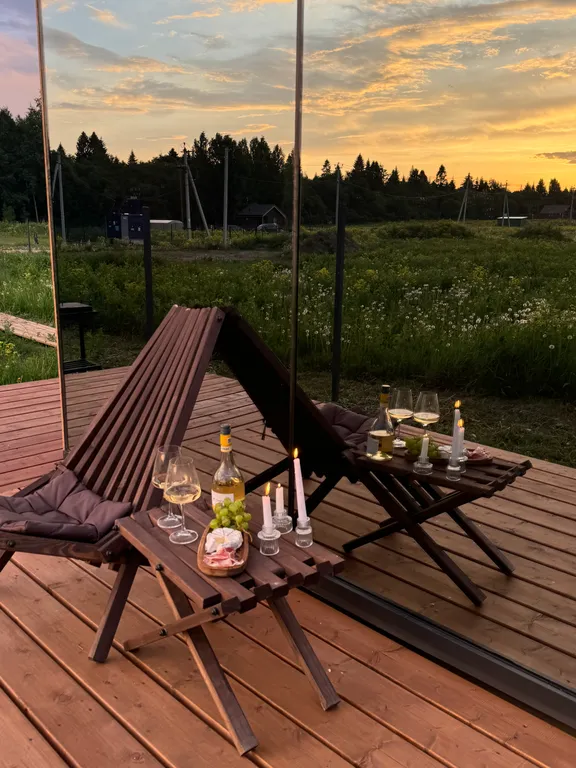 Коттедж Зеркальный дом Счастливая лиса — Красное Село