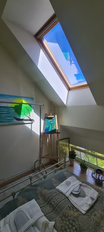 Jurmala Beachfront Art Gallery Mansard Suite in Historic Bath-House