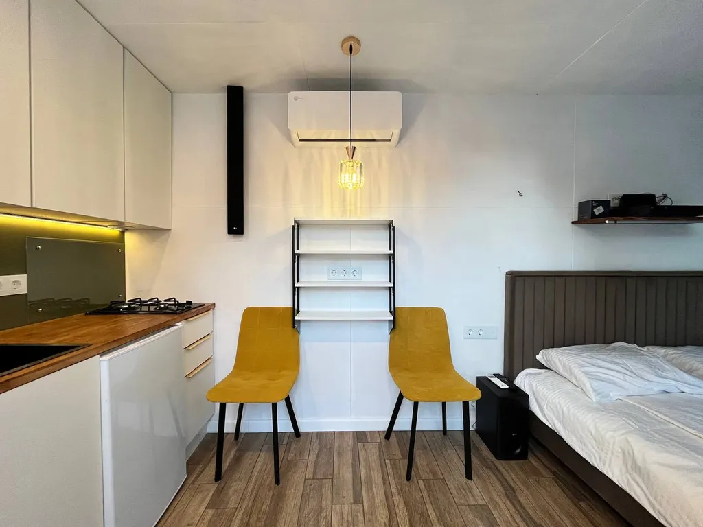 Дом-студия с купелью и домашним кинотеатром