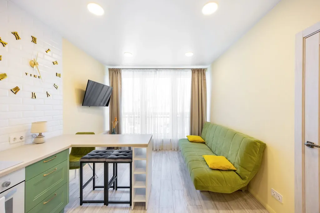 Квартира евродвушка с отдельной стальной у метро Аэродромная