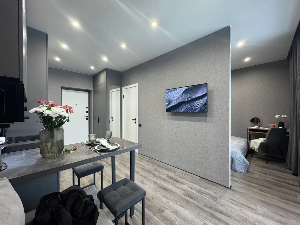 Современная квартира в новом деловом центре Новосибирска