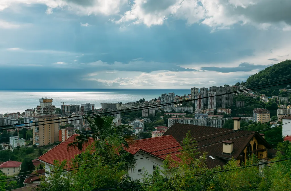 Квартира Квартира Уютная студия с видом на море — Сочи