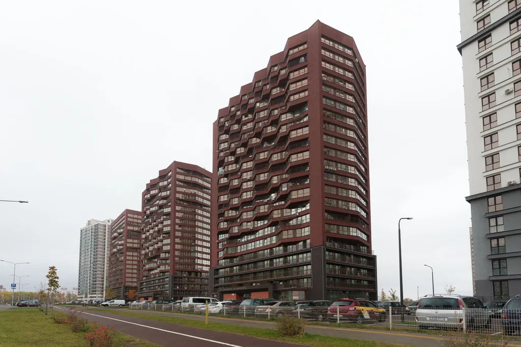 Апартаменты с видом на город в районе Минск мир