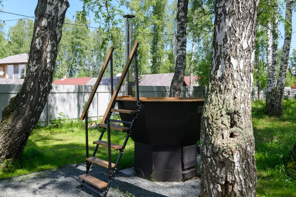 Дом 77m2 — чан, кухня, Wi-Fi