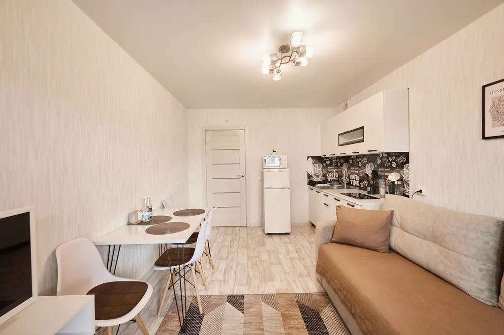 Больше, чем 1-комнатная квартира с кухней-гостиной