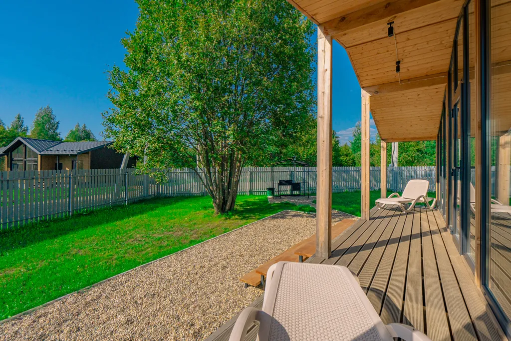 Светлый дом с панорамной гостиной