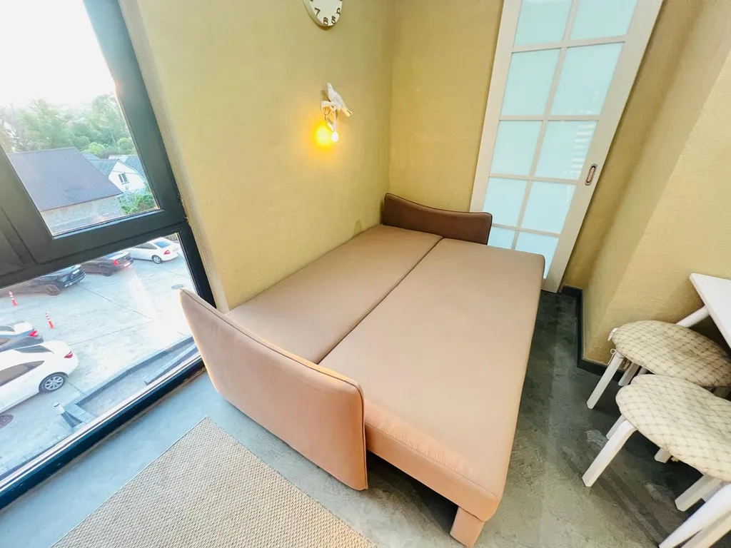 Стильная однокомнатная квартира с балконом