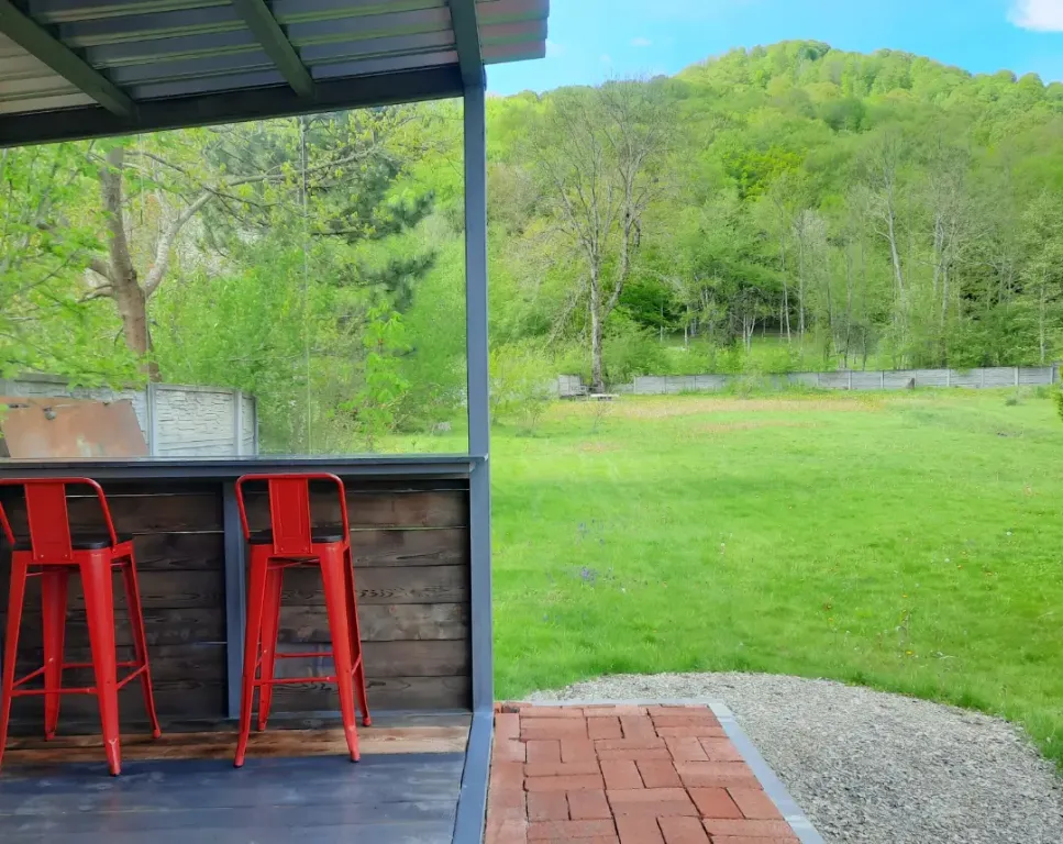 Стильный и просторный дом атмосфера в стиле лофт с баней, бассейном