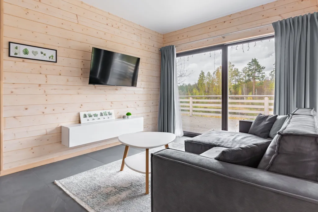 Коттедж с прямым видом на озеро