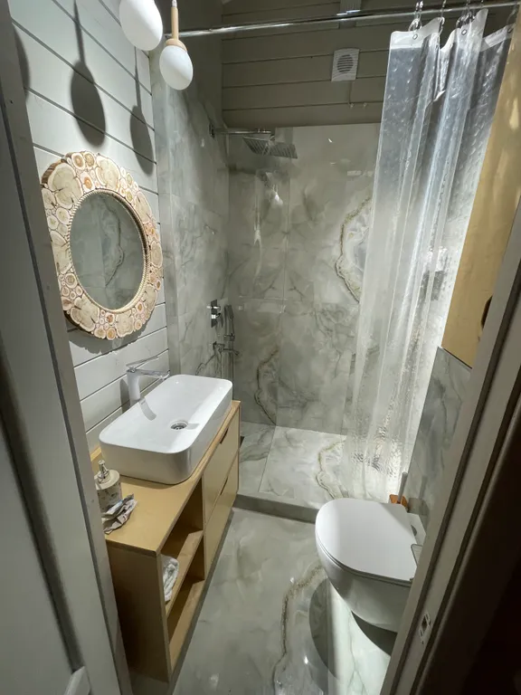 Цей коттеджи с видом на цейские горы